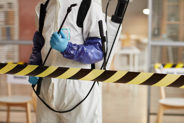Professional Biohazard technician working in Weehawken, NJ